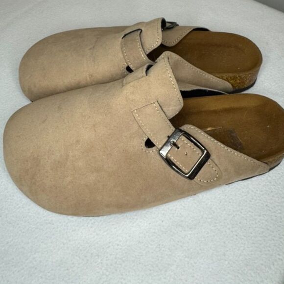 Ecetana Women’s Suede Clogs & Mules – Size 7 - Picture 2 of 5